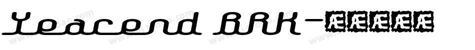 Yearend BRK字体转换